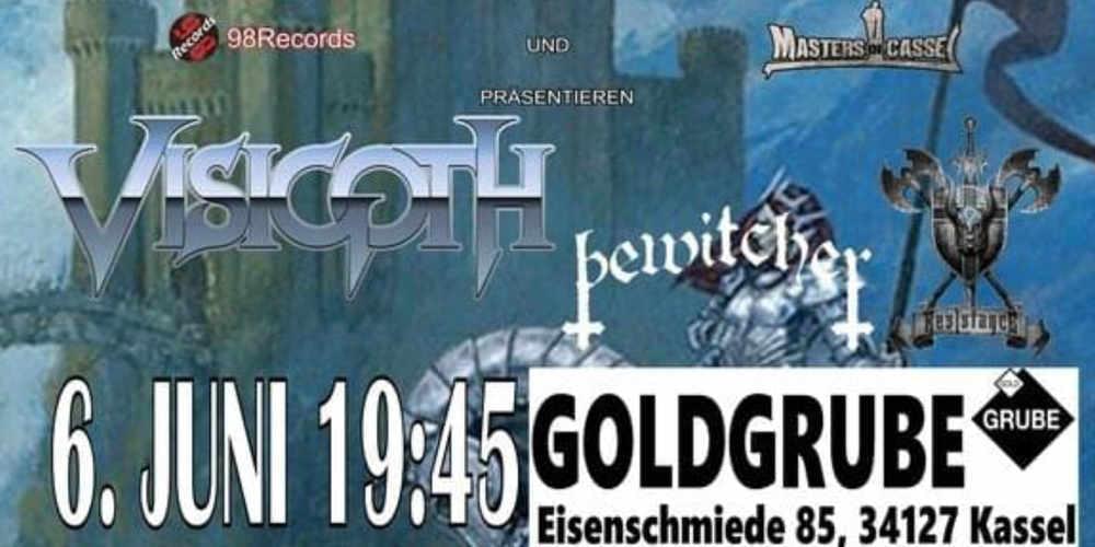 Tickets Visigoth + Bewitcher + Resistance in Kassel, Live in der Goldgrube am 6. Juni 2019 in Kassel