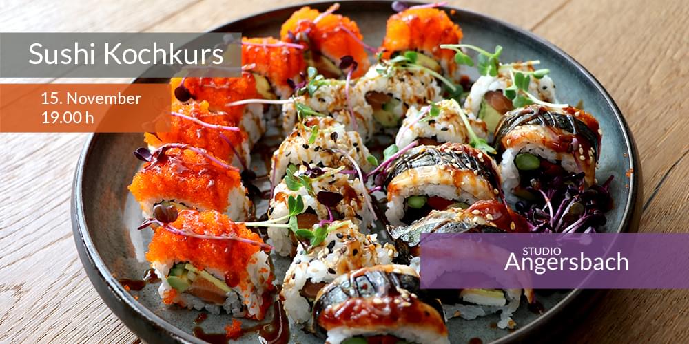 Tickets Sushi-Kochkurs mit Kim Schmied, im STUDIO Angersbach in Kassel